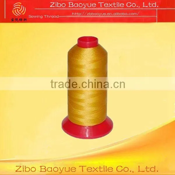100% polyester filament trilobal bright thread 300d/3
