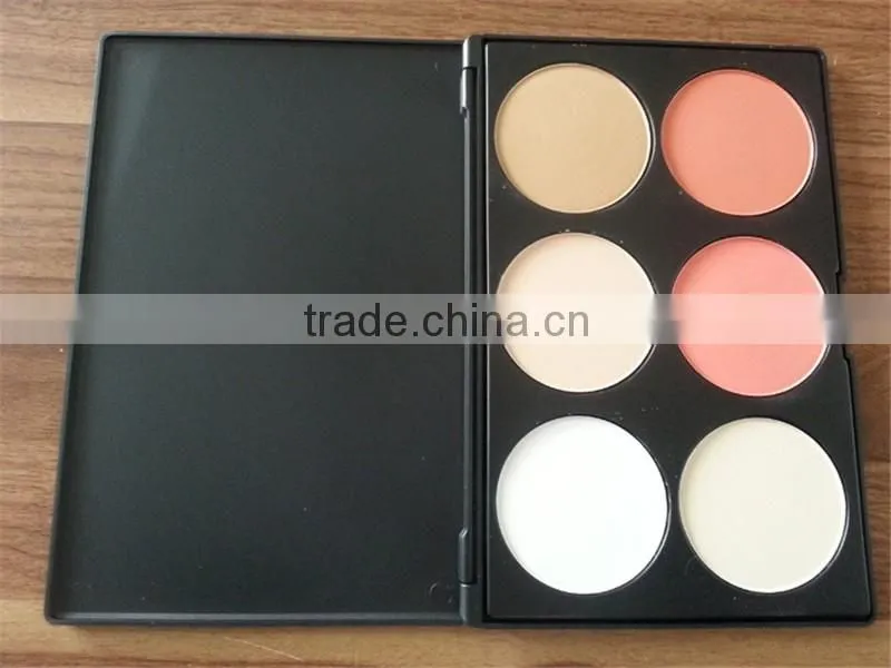 Professional makeup 6 Colour Pressed Powder