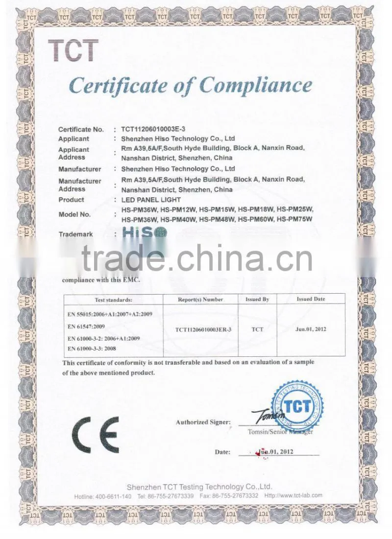 Shopping Site Chinese Online with 40w Square 300*1200 Led Panel Light