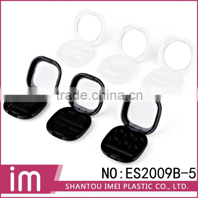 Five colors oblong Eyeshadow case wholesale