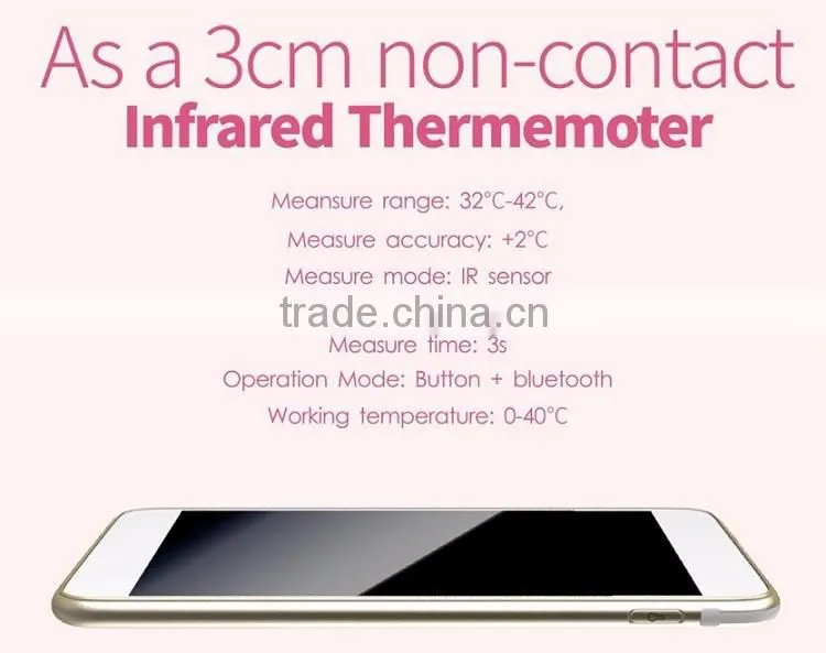 App control mobile human facial skin moisture detector with mobile charging function