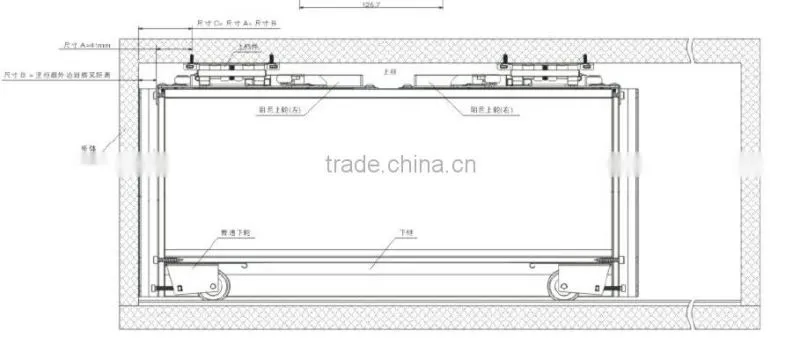 Single Orange Soft Closing Door System Soft Closing Slides