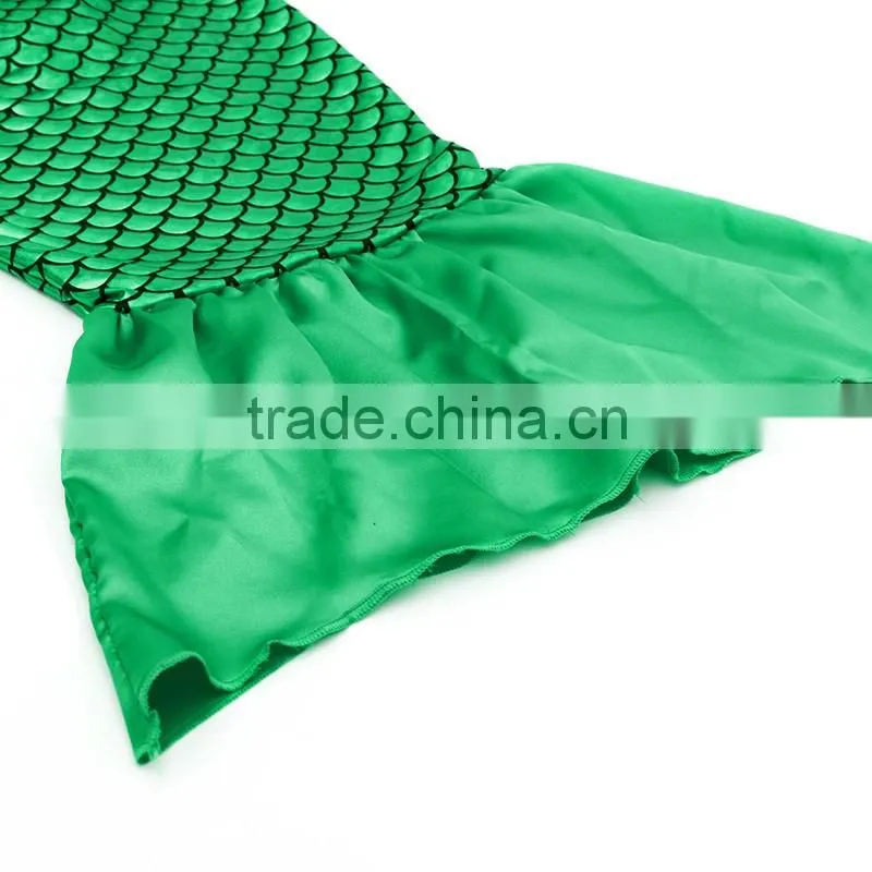 green Scale Print Mermaid Tails for girls