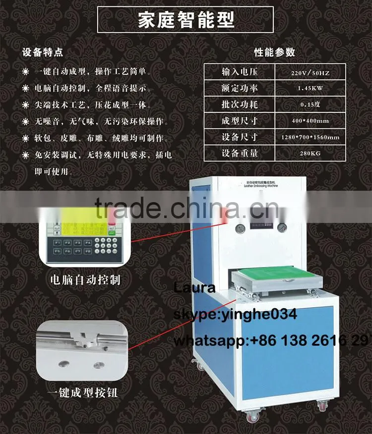 Leather wall panel Interior decoration pvc wall panel making machine New HOT products bring you new profit leather embossing