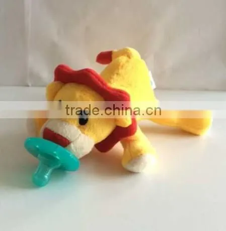 Pacifier With Plush Toy / Plush Pacifier / Plush Toy Pacifier/Plush Animal Baby Pacifier Toy