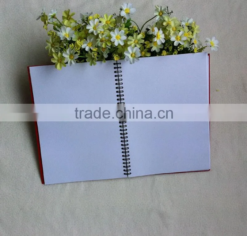2014 New design PVC pillow notebook spiral binding