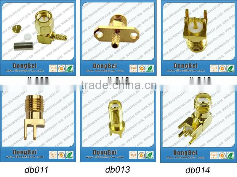 50ohm female right angle sma waterproof connector