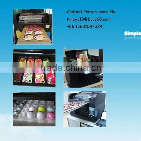 Inkjet flatbed mini fast digital golf ball printer