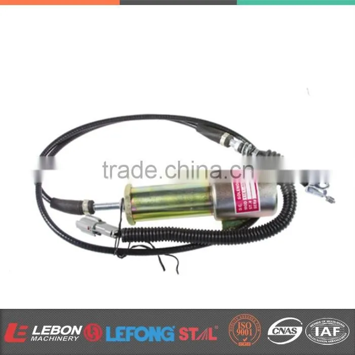 11E1 60100 24 24V Engine Stop Shutdown Solenoid Valve for Excavator Engine Parts
