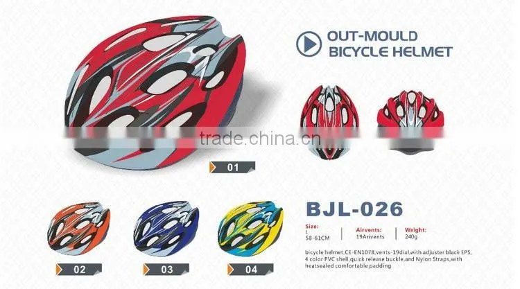 Top Sell Bright Color Novelty Bicycle Helmets For Adults