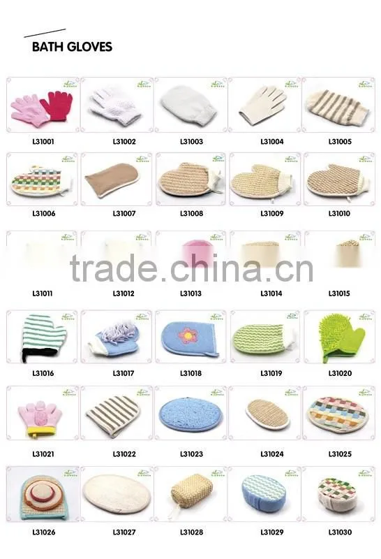 Back scrubber bath strap, sisal bath belt