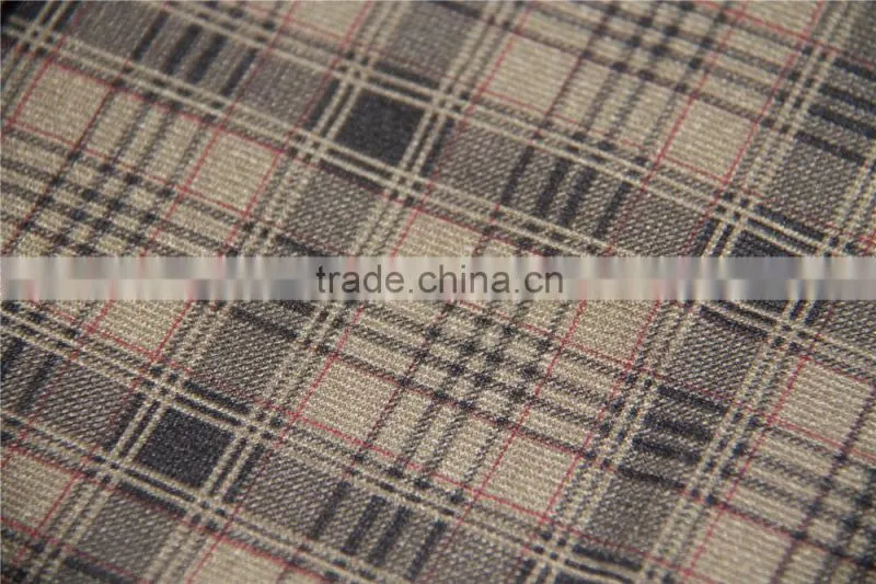 printed check corduroy velvet sofa fabric upholstery fabric