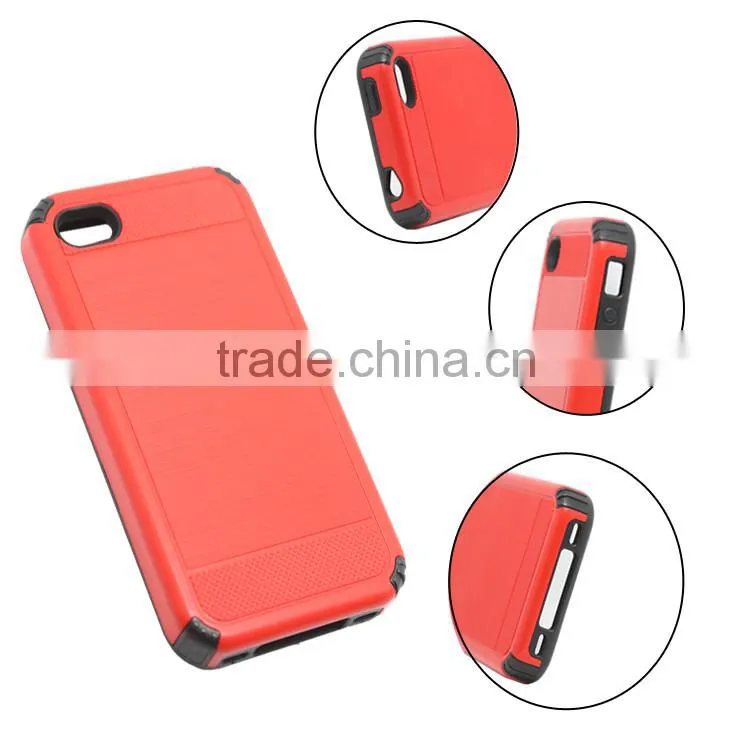 Manufacturer Wholesale Cell Phone Case Metal Color Heavy Duty Mobile Phone Case