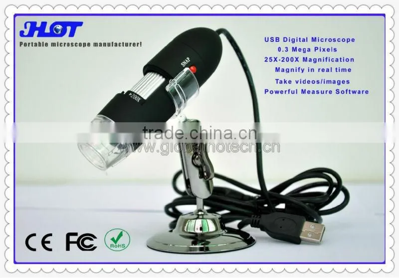 good quality 200 USB digital microscope with measurement function
