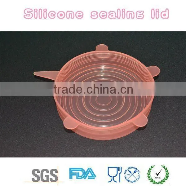 Useful 5 different size sealing lid for glass, cups, and bowl
