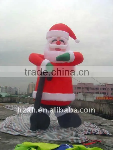 Cheap Christmas Inflatable Santa for Advertisement