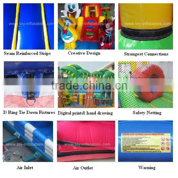 Discount commercial inflatable outdoor playground equipment