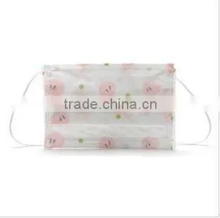 Cleanroom disposable cartoon children uses surgical face masks