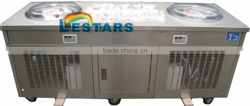 2016 Promotion! Whole new double pan fried ice cream machine for sale factory type good price