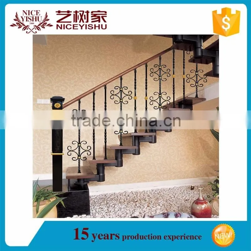wrought iron stair handrail / stainless steel handrail bracket for sale