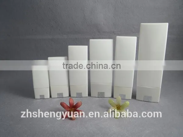 45ML flat bottle for sunblock tottle bottle