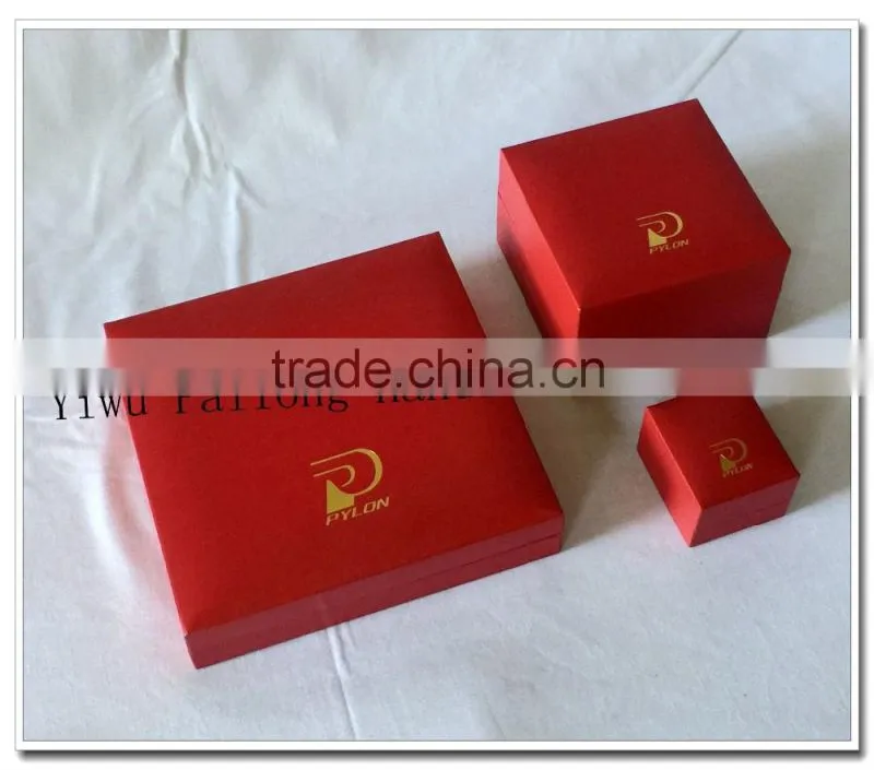 High quality packaging factory foil logo jewlery box for wedding with sleeve