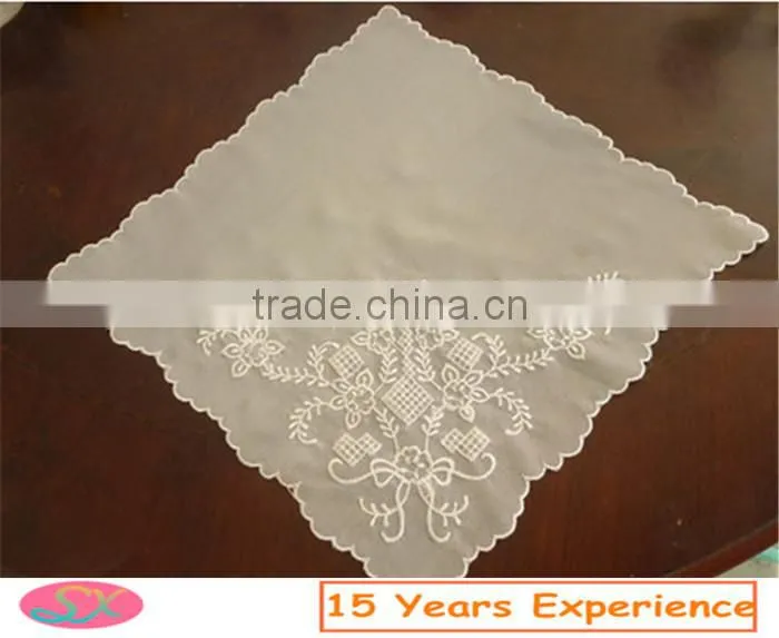 High quanlity embroidered napkin dinner embroidered napkin