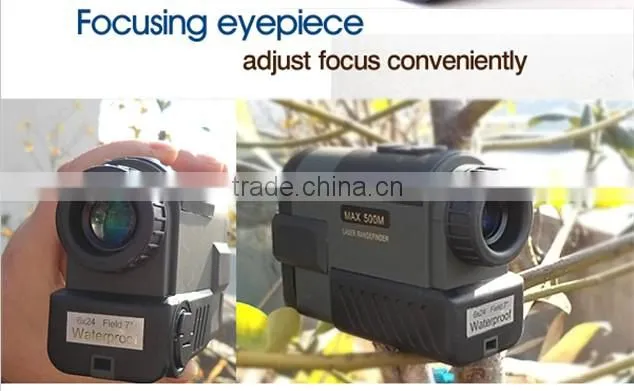 Monocular Rangefinder Scope Distance Detecting and Speed Detecting