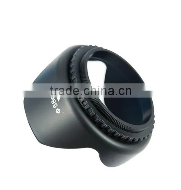 Hot Selling Flower Petal Camera Lens Hood 58mm
