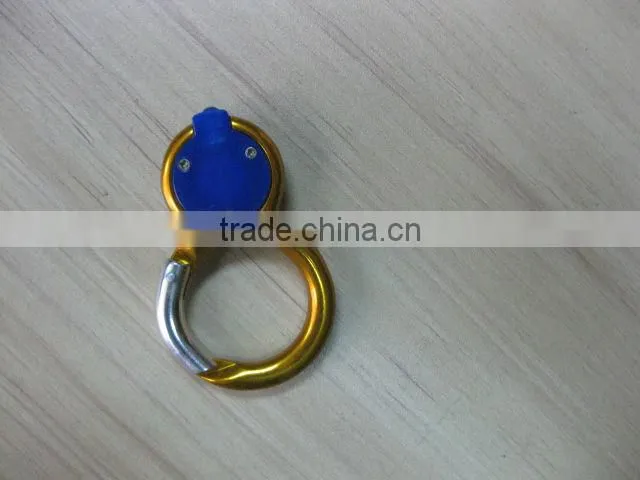 Number 8 shape ROHS aluminium LED carabiner