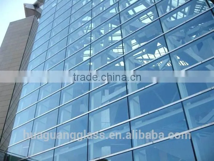 4mm grey reflective glass with softcoating