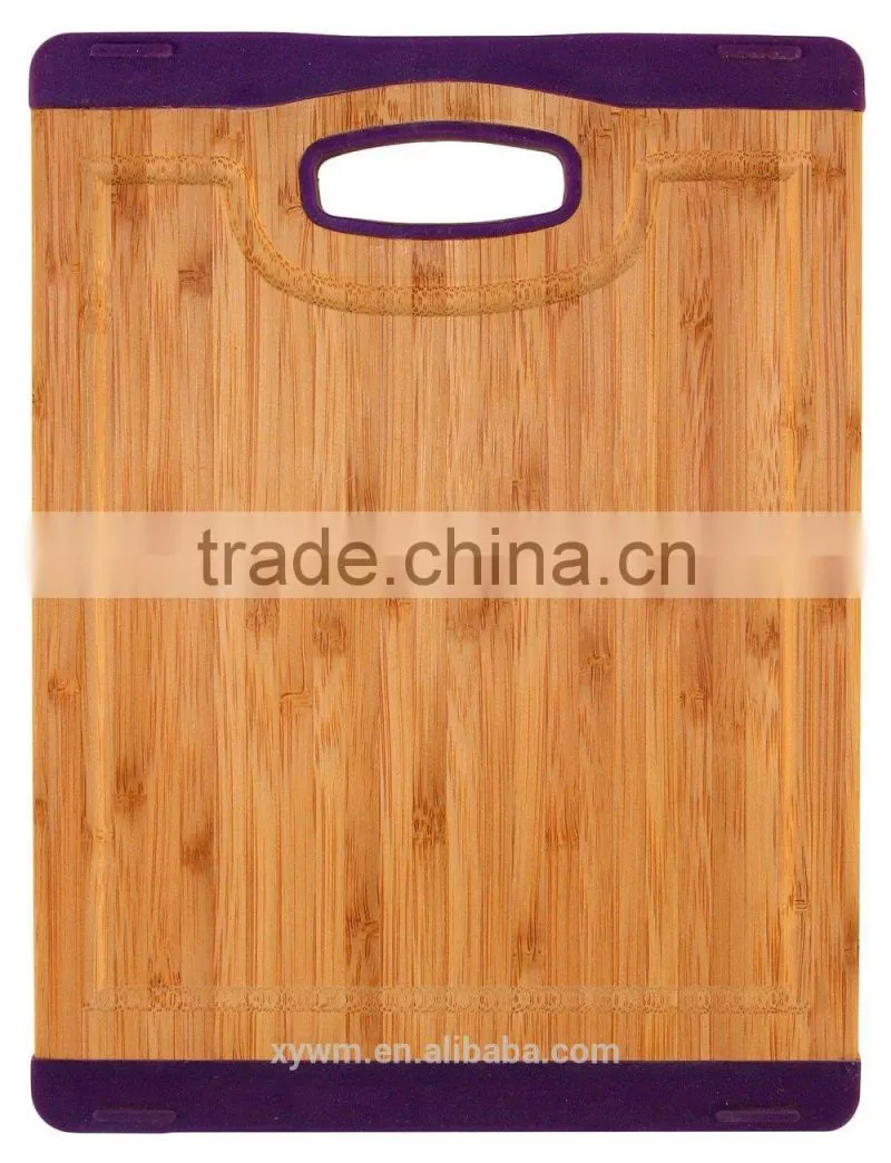 15 inch MoSo Bamboo silicone Colors Cutting Board