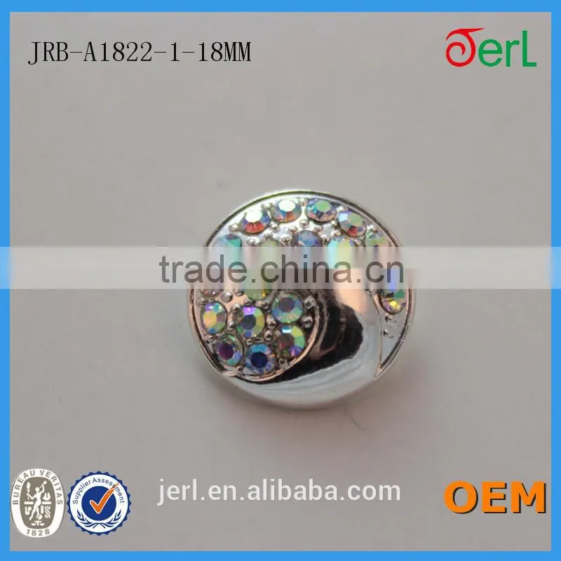 China gold diamond metal buttons
