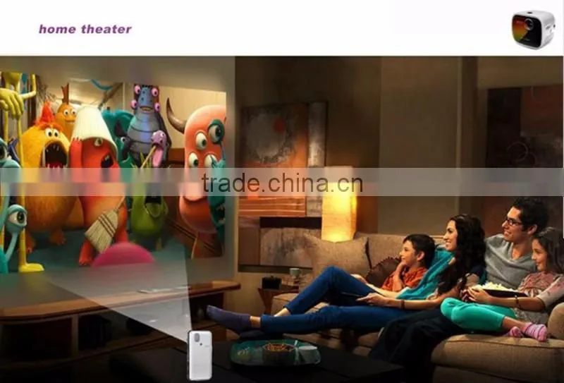 M6 projector Cheapest Polarizer Android 4.4 OS with buletooth smart portable micro projector