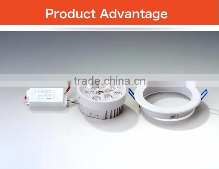 Square recessed ceiling lamp crystal led lamp