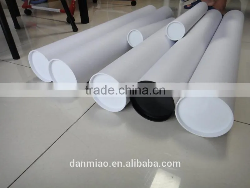 Wholesale Fashion Paper Tube For mailing With Glue lid