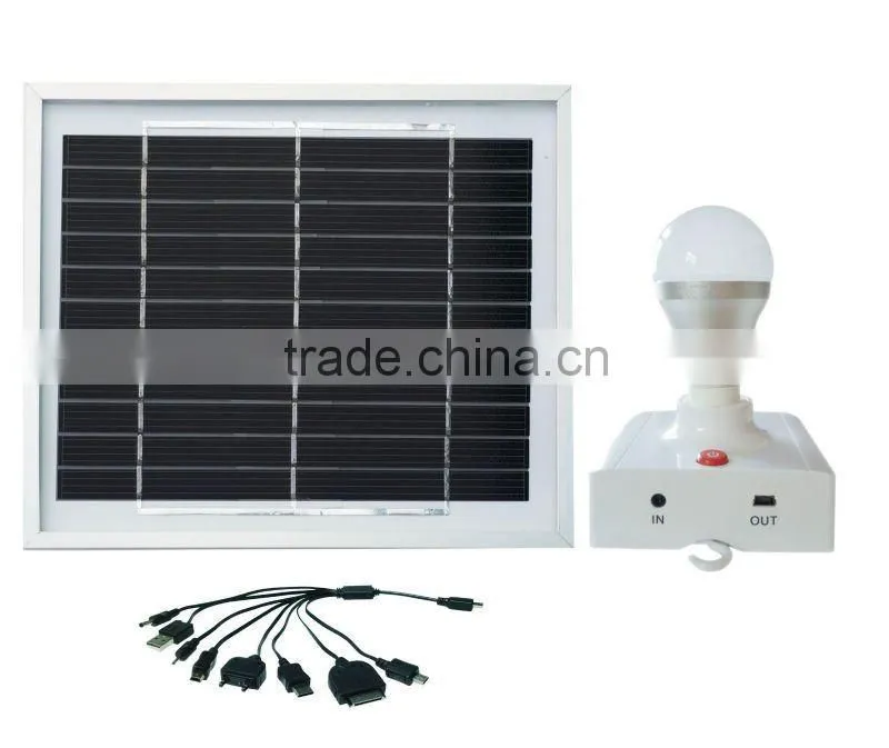 exclusive design portable solar energy lamp with USB to charge mobile phone