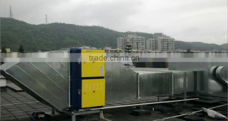 Auto-Cleaning Air Cleaner for Commercial Kitchens