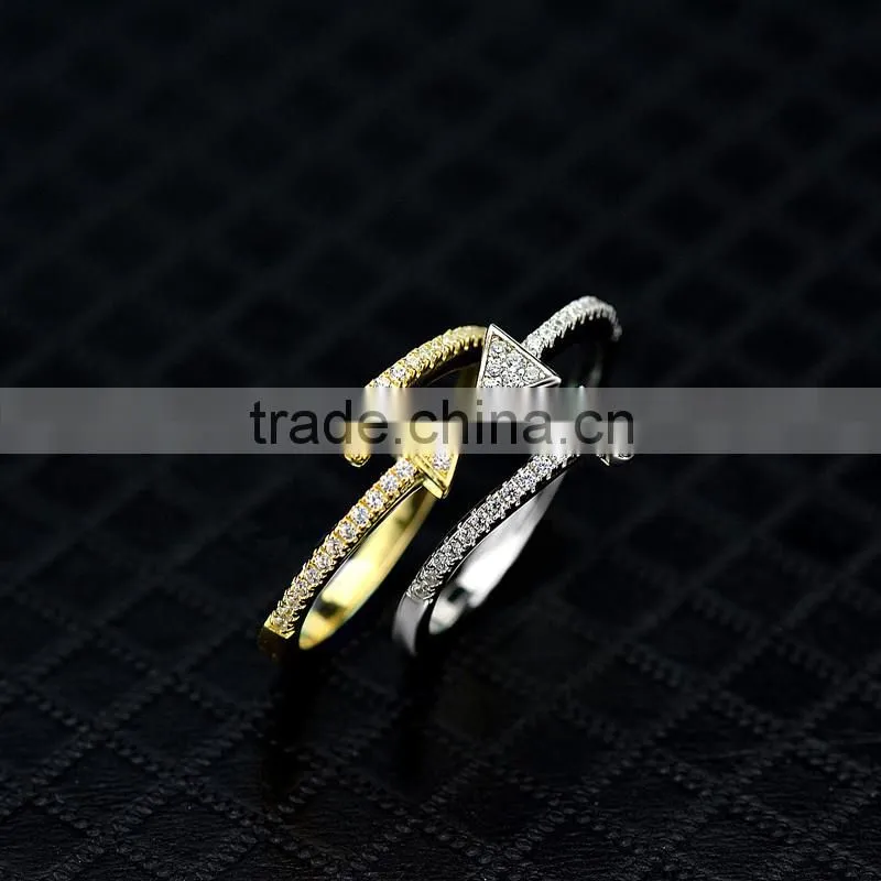 Unisex lovers rings, gothic wedding rings, silver and gold ring