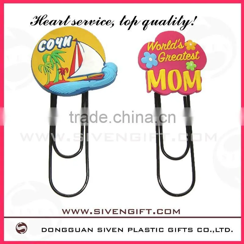 OEM cartoon pvc book marker for promotion gift