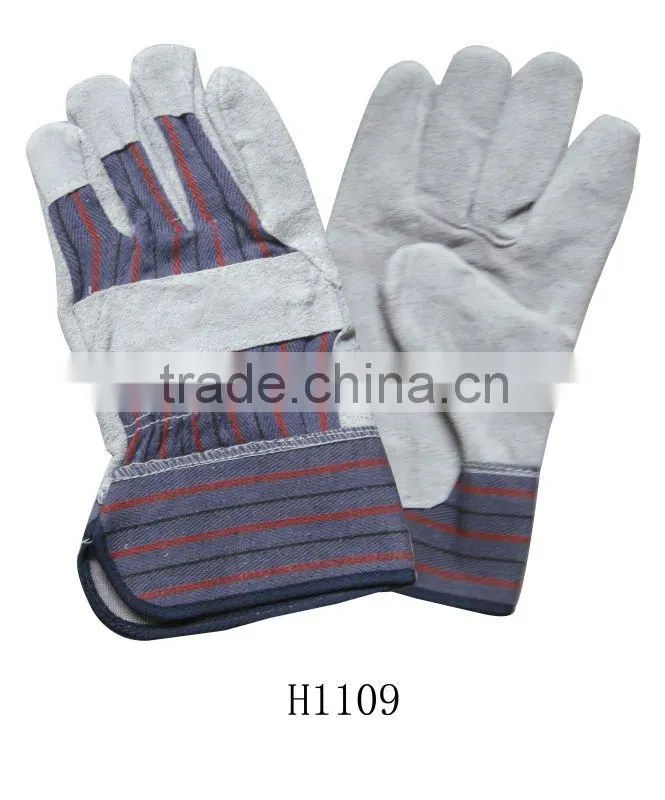 10" AB cowgrain leather working glove