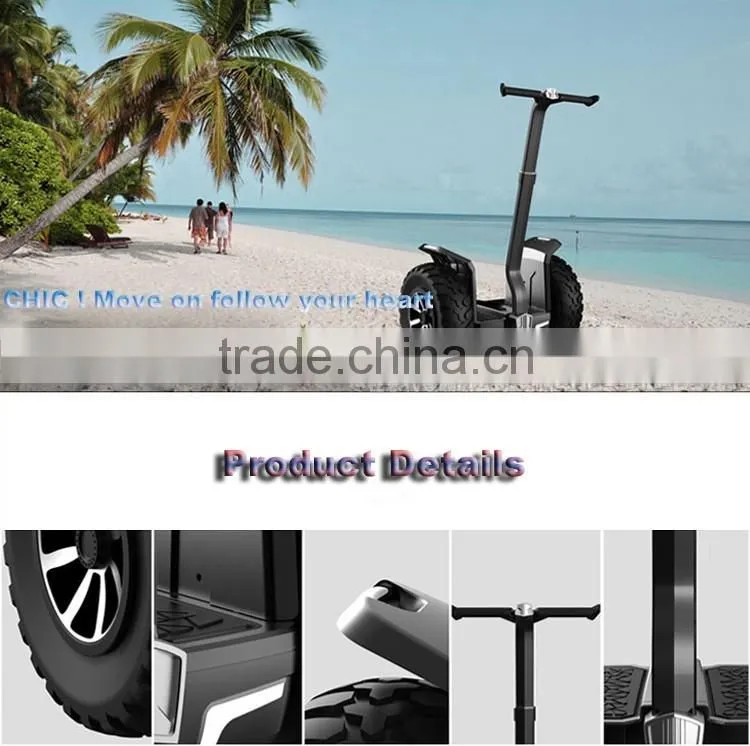 off road kick scooter 1000w / off road self balancing scooter with big wheel / self balancing scooter off road high speed