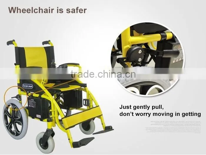 Chinese System Electric Wheelchair for Handicapped and Elderly People