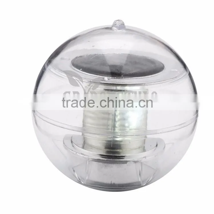 novelty type solar floating ball lamp clear color changing waterproof led light