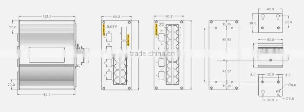 InMax i614A 8+2+4G Managed Industrial Ethernet Switches