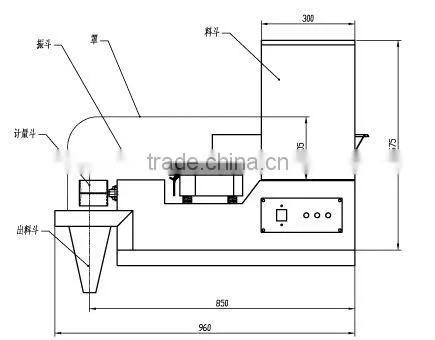 2015 BT-ACZ-B Small milk powder filling machine 4 Head Linear Weigher