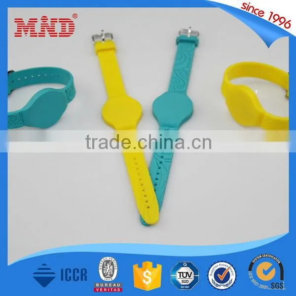 MDSW49 NFC Silicon Wristbands,Active RFID Wristband ,Soft PVC RFID Wristband