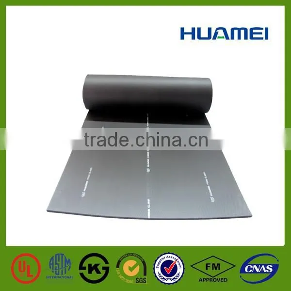 Huamei flexible rubber closed cell elastomeric foam insulation sheet