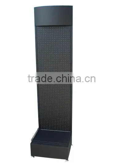 Custom perforated sheet metal display,metal pegboard display stand,desktop metal display rack