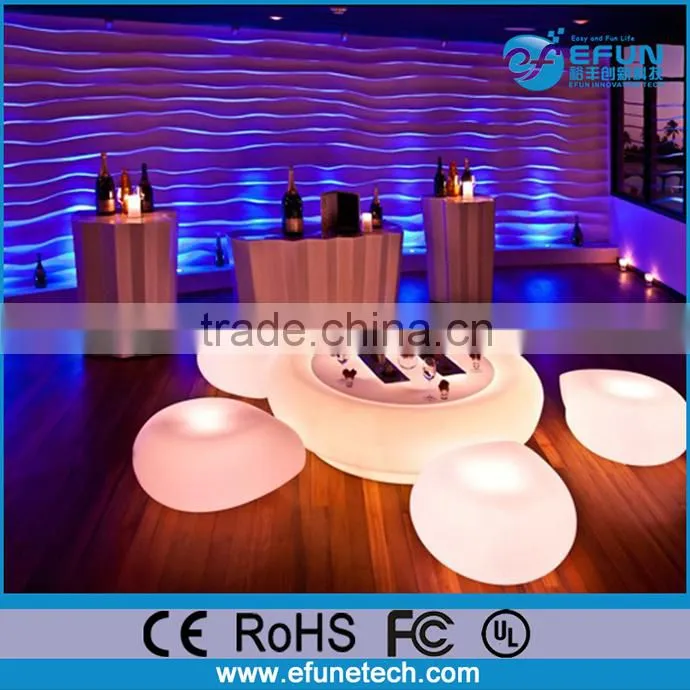 color changing light up sofa chair,illuminated led bar/restaurant/nightclub sofa seats